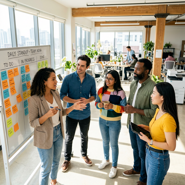 Cómo escalar Scrum en organizaciones grandes: framework LeSS y SAFe